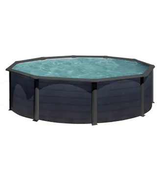 PISCINE ACIER 4,60 H 1,20 GRAPHITE